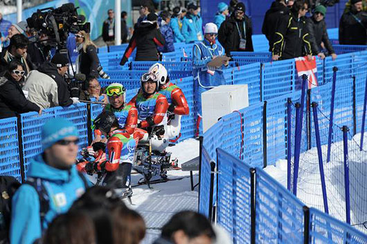 バンクーバーパラリンピック アルペンスキー男子スーパー大回転座位